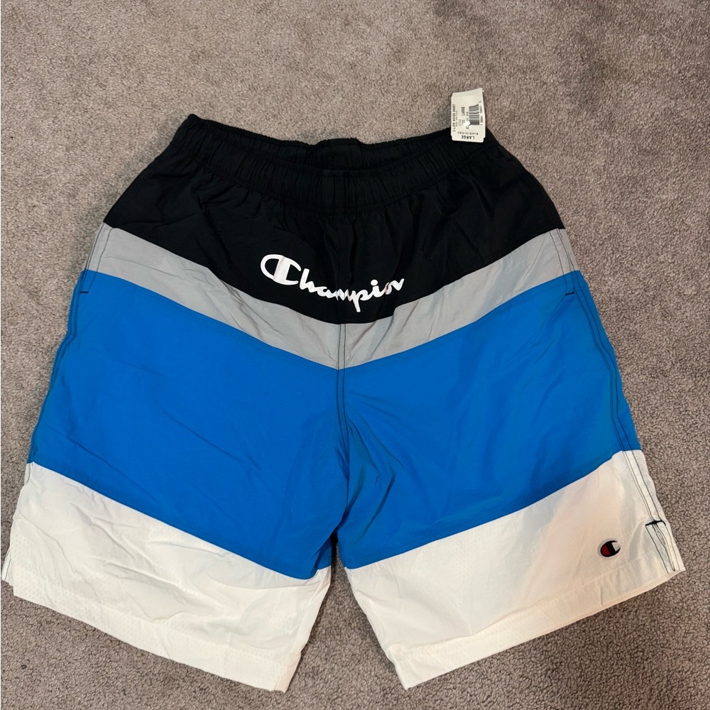 Champion Mesh Shorts - Black and White